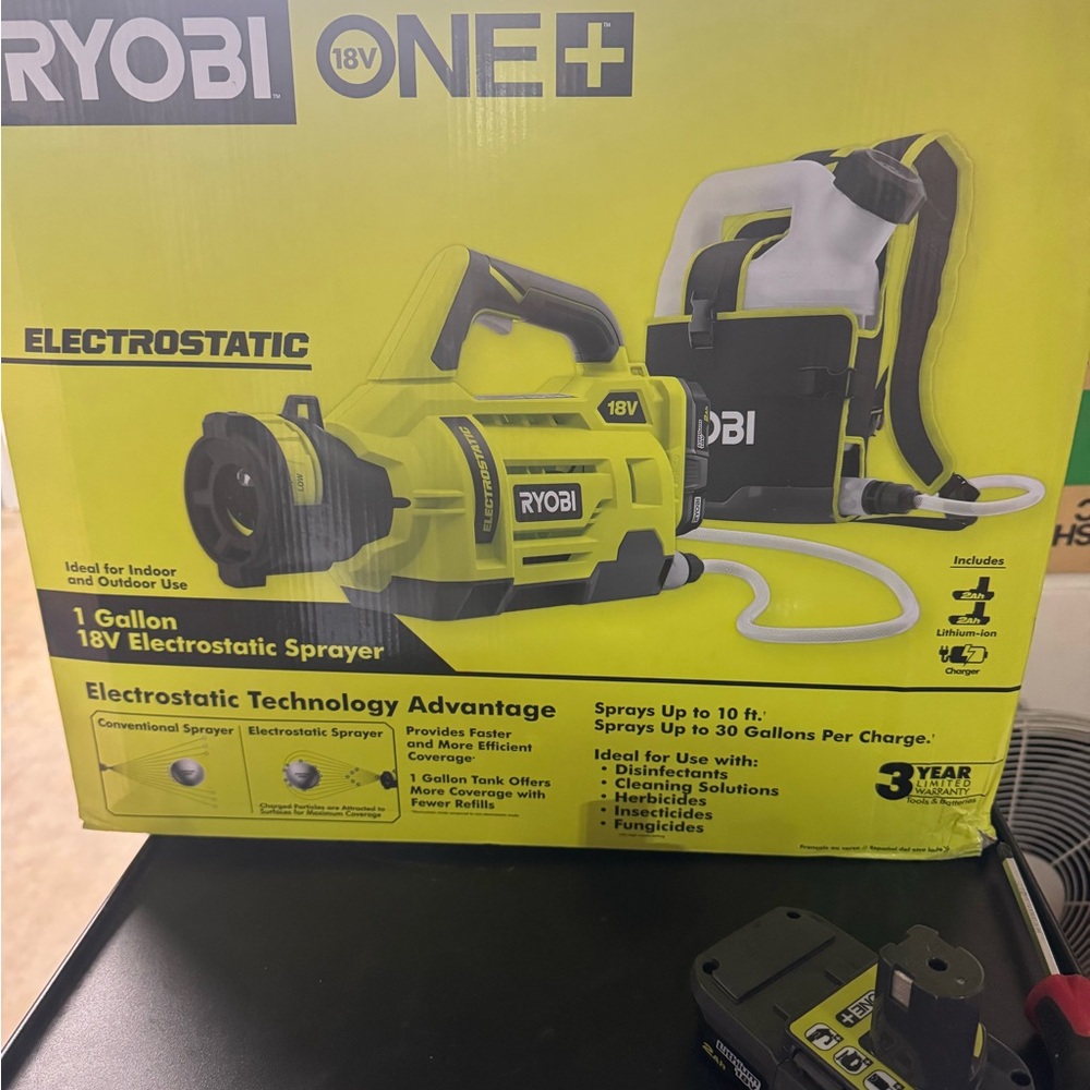 RYOBI
ONE+ 18V Cordless Electrostatic 1 Gal. Sprayer